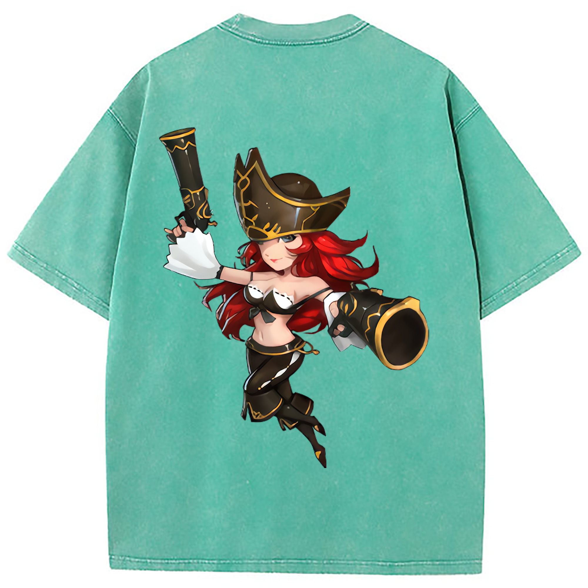 （画像用） リーグ・オブ・レジェンド League of Legends LOL 綿100% ヴィンテージ風 半袖Tシャツ（背面プリント）